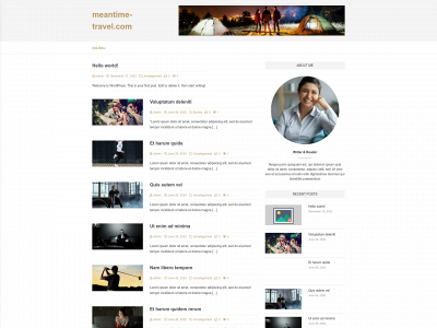 meantime-travel.com snapshot
