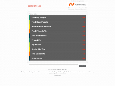 socialloner.ca snapshot