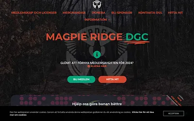 magpiediscgolf.com snapshot
