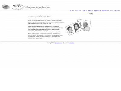 poetryinpencil.com snapshot