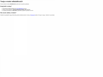 odiniaidirzai.lt snapshot