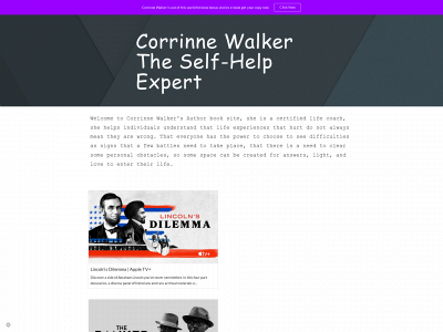 corrinnebooksite.page snapshot