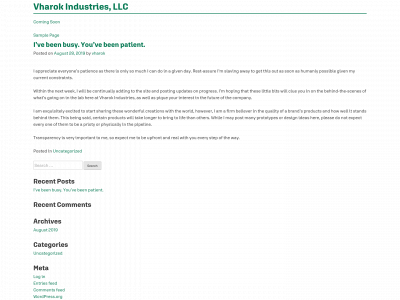 vharok.com snapshot