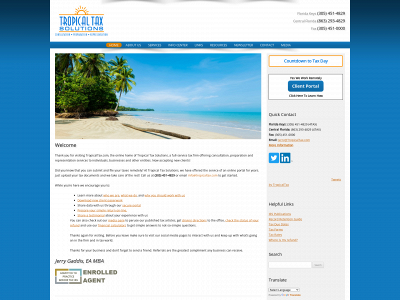 tropicaltax.com snapshot