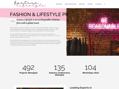 featurelifestyle.com snapshot