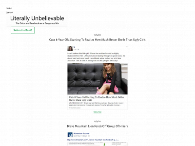 literally-unbelievable.com snapshot