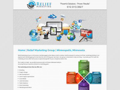 reliefmarketinggroup.com snapshot