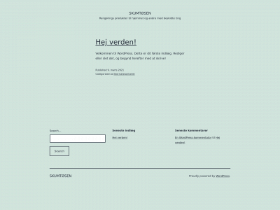 skumtoesen.dk snapshot