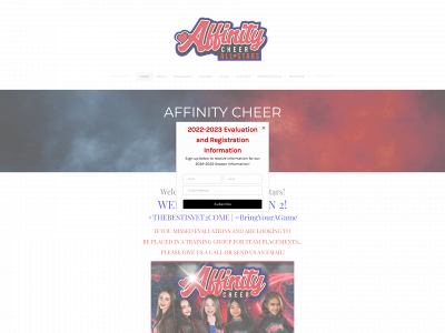 www.affinitycheer.com snapshot