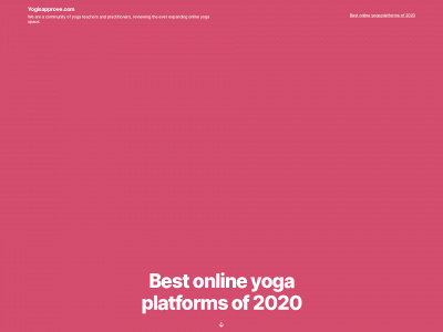 yogisapproved.com snapshot