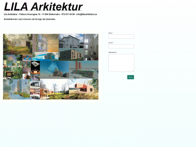 lilaarkitektur.se snapshot