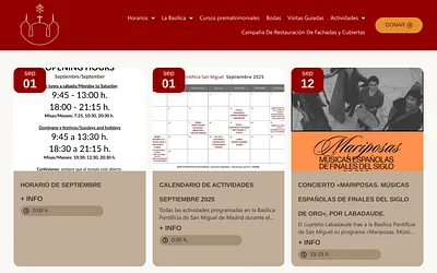 www.basilicadesanmiguel.org snapshot