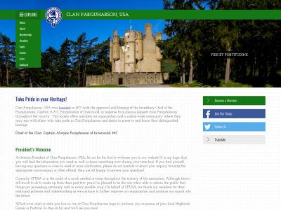 clanfarquharson.org snapshot