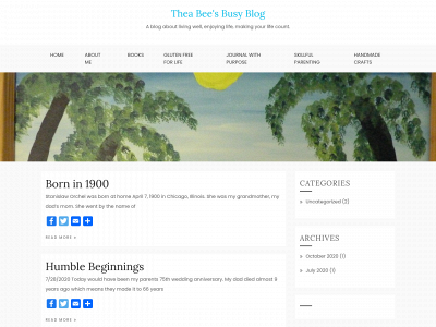 theabeesbusyblog.com snapshot