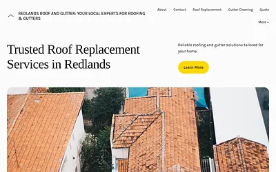 redlandsroofandgutter.com snapshot