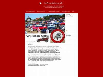 veteranbilerne.dk snapshot