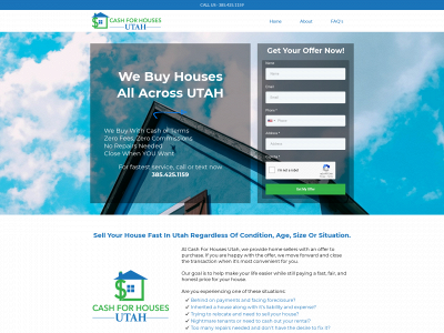 cashforhousesutah.com snapshot