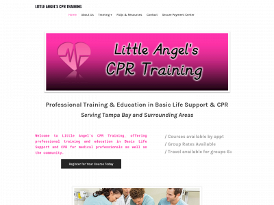 www.littleangelscpr.com snapshot
