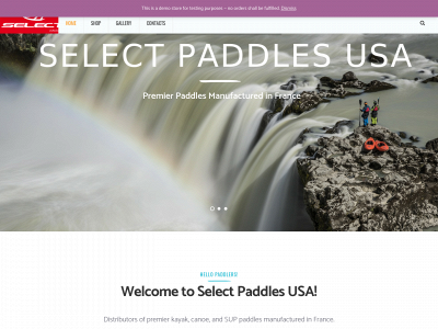 selectpaddlesusa.com snapshot