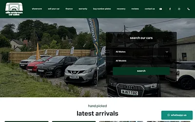 ollieandersoncarsales.com snapshot
