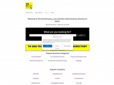 thehubdirectory.es snapshot