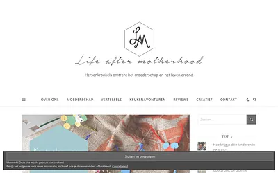 lifeaftermotherhood.be snapshot