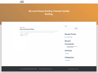 mylocalhouseroofing.com snapshot