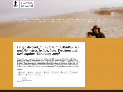 gratefullydelivered.com snapshot