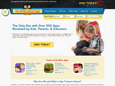 apptreasurehunter.com snapshot