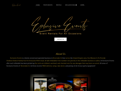 www.exclusiveevents951.com snapshot