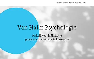 vanhalmpsychologie.nl snapshot