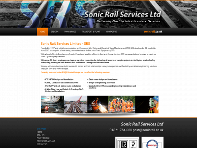 sonicrail.co.uk snapshot