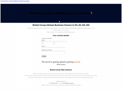 bristoladvisor.com snapshot