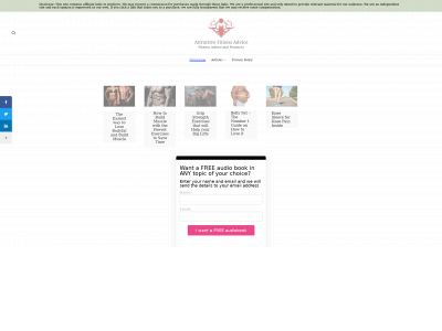 attractivefitnessadvice.com snapshot