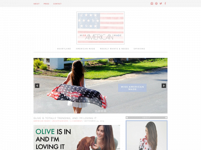 missamericanmade.com snapshot
