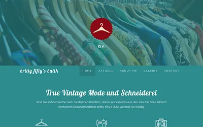 www.brittyfiftysbutik.ch snapshot