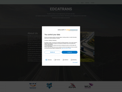 edcatrans.co.uk snapshot