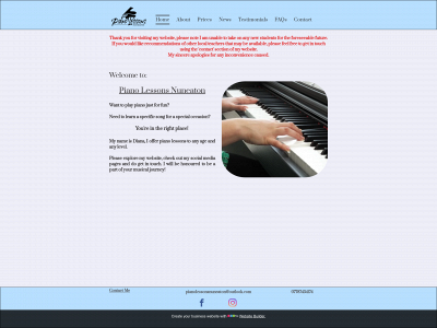 pianolessonsnuneaton.co.uk snapshot