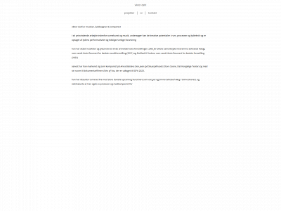 viktordahl.dk snapshot