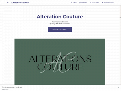 alterationcouture.co.uk snapshot