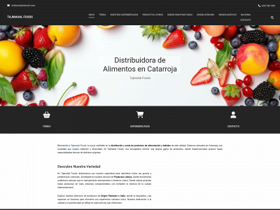 tajmahalfoods.org snapshot
