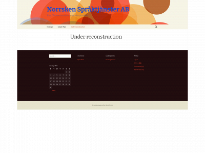 norrskensprak.se snapshot