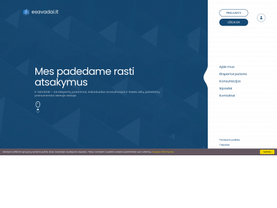 esavadai.lt snapshot