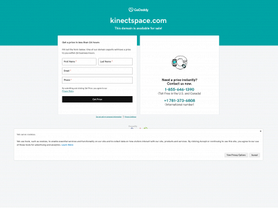 kinectspace.com snapshot