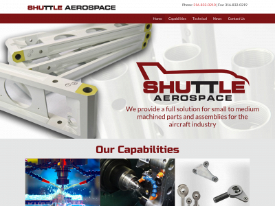 shuttleaerospace.com snapshot