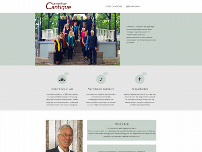 kamerkoorcantique.nl snapshot