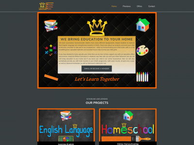 crown-elc-online.com snapshot