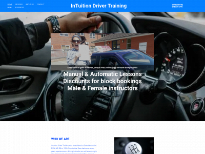 intuitiondrivertraining.co.uk snapshot