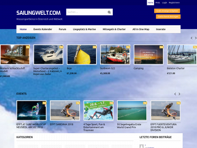 www.sailingwelt.com snapshot