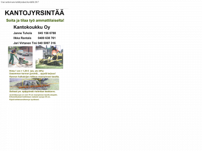 kantokoukku.fi snapshot